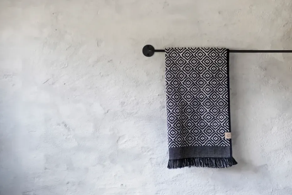 Toalla Morocco 50x90 cm, Black-white