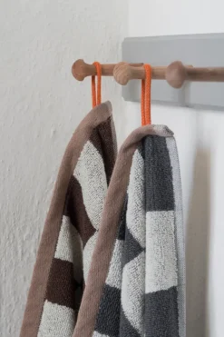 Toalla Retro, Chocolate, 70x133 cm