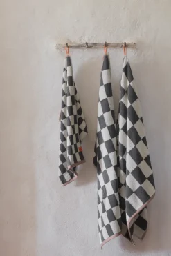 Toalla Retro, Dark grey, 50x90 cm