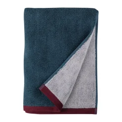 Toalla Soft 70x133 cm, Midnight blue-light grey