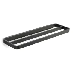 Toallero doble RIM 12x44 cm, Black