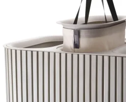 Tota Trio Luxe cesta de ropa 90 L, Ecru