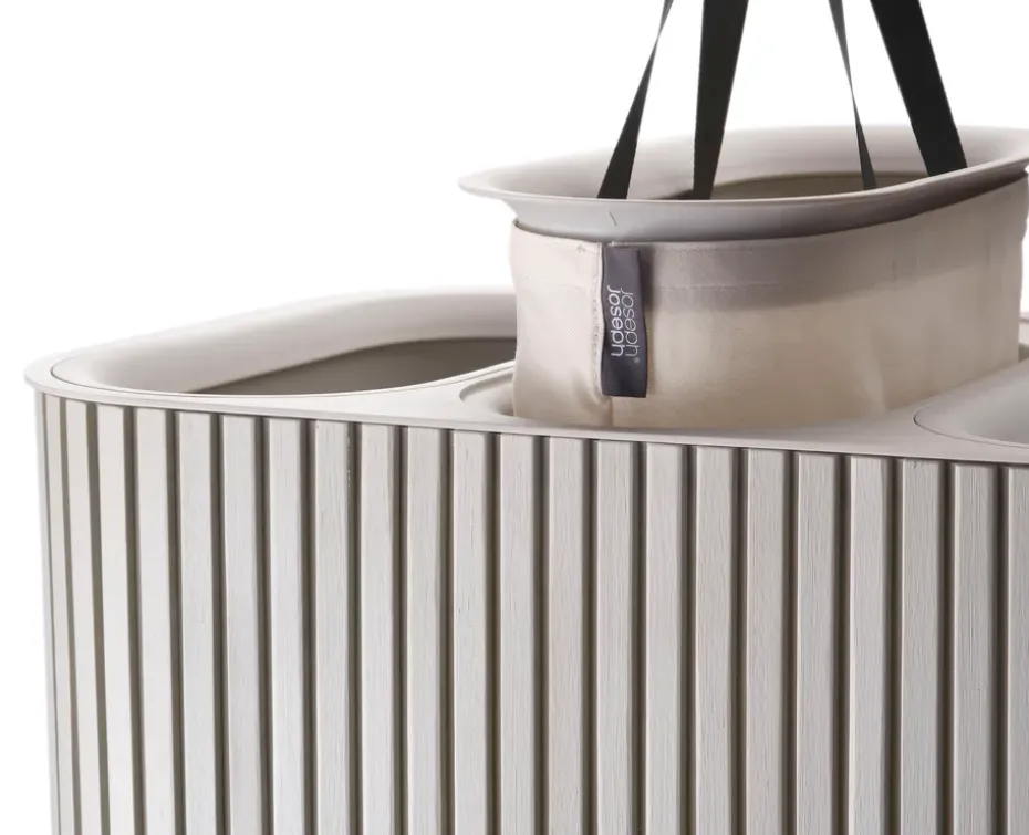 Tota Trio Luxe cesta de ropa 90 L, Ecru
