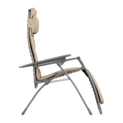 Tumbona Futura BeComfort, Dark grey-moka