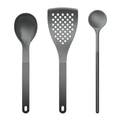 Utensilios de cocina Optima 1, 3 piezas, Nylon negro