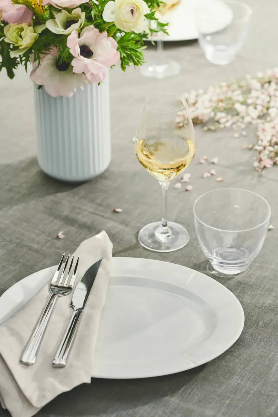 Vajilla Grand Cru blanca 16 piezas, Blanco