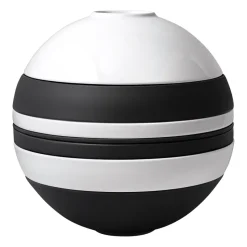 Vajilla Iconic La Boule 7 piezas, negro-blanco