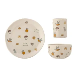 Vajilla infantil Agnes 3 piezas, White