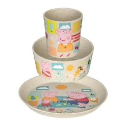 Vajilla infantil Connect 3 piezas, Peppa Pig