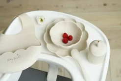 Vajilla infantil Little Poppy 4 piezas, Cream