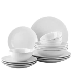 Vajilla Mesh 16 piezas, blanco