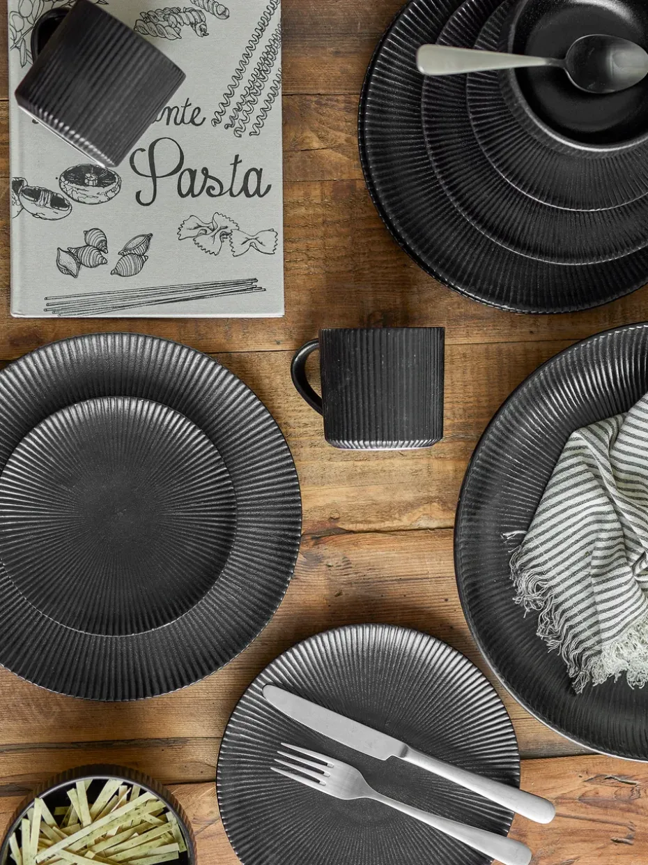 Vajilla Neri 12 piezas, Negro