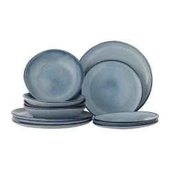 Vajilla Sandrine 12 piezas, Azul