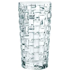 Vaso alargado Bossa Nova 39,5 cl 4 piezas, Transparente