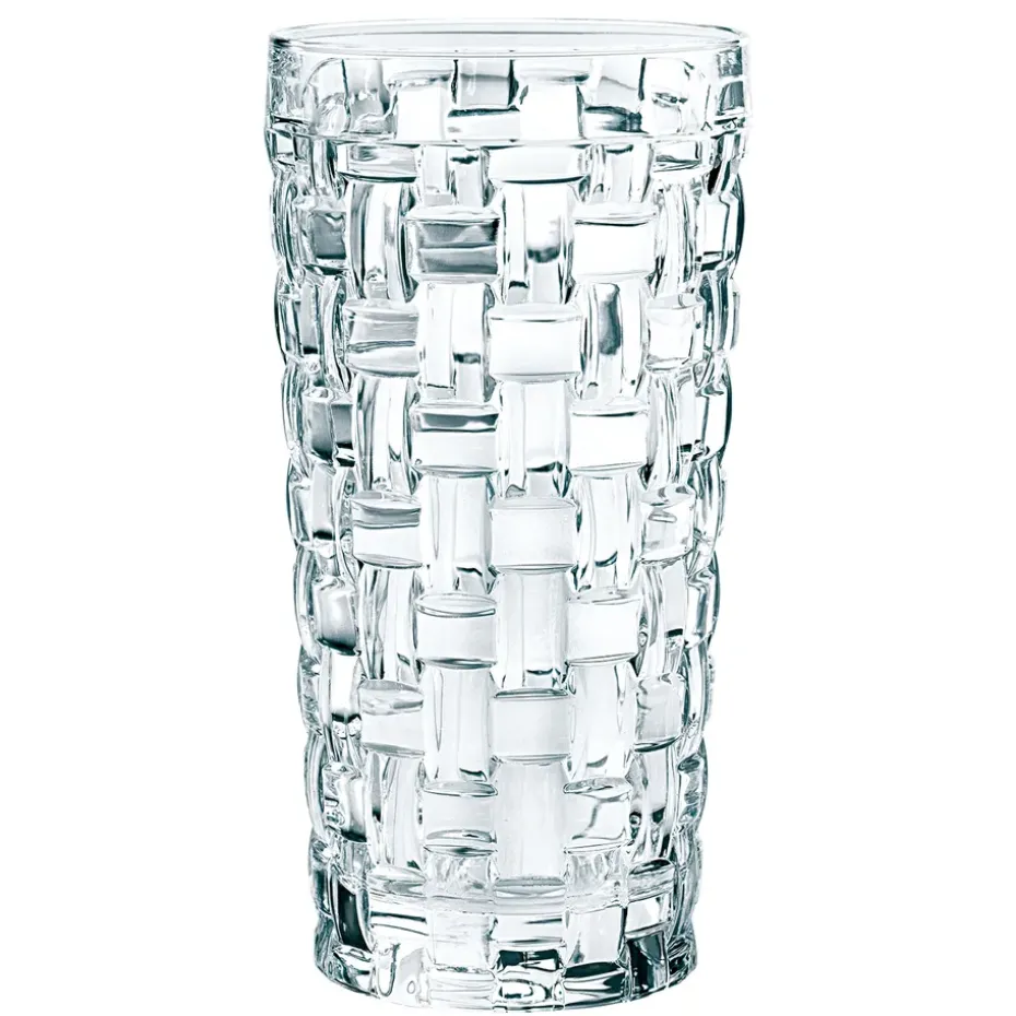 Vaso alargado Bossa Nova 39,5 cl 4 piezas, Transparente