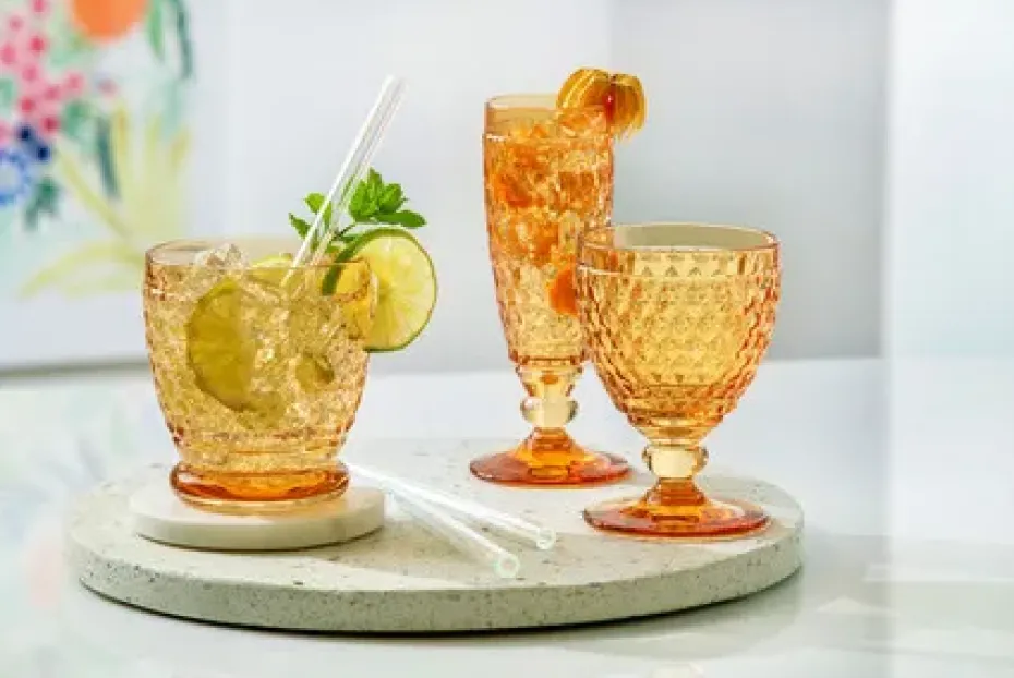 Vaso de whisky Boston 20 cl, Azafrán