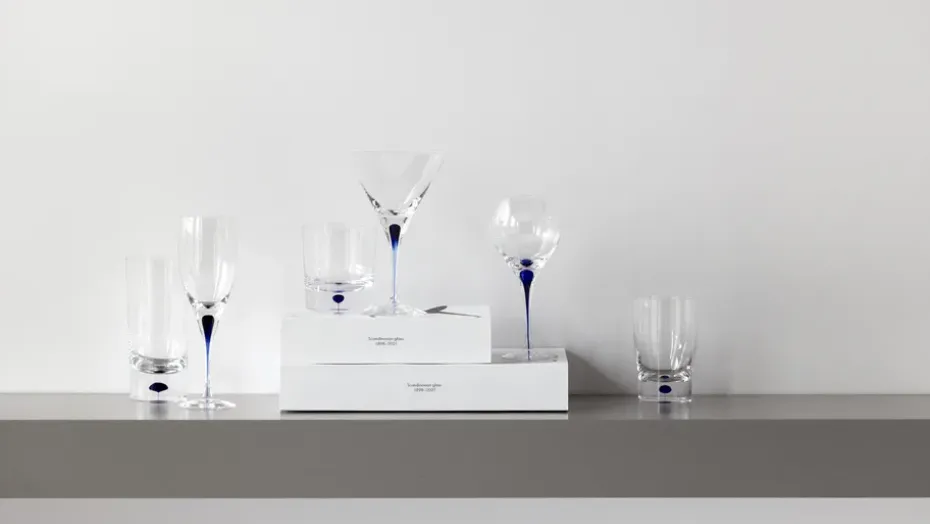 Vaso Intermezzo DOF 40 cl, Azul