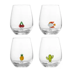 Vaso Misa 56 cl 4 piezas, Clear