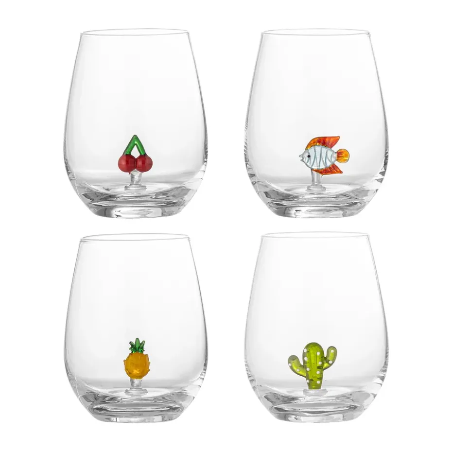 Vaso Misa 56 cl 4 piezas, Clear