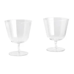 Vasos Curve Stem, 2-pack, Clear
