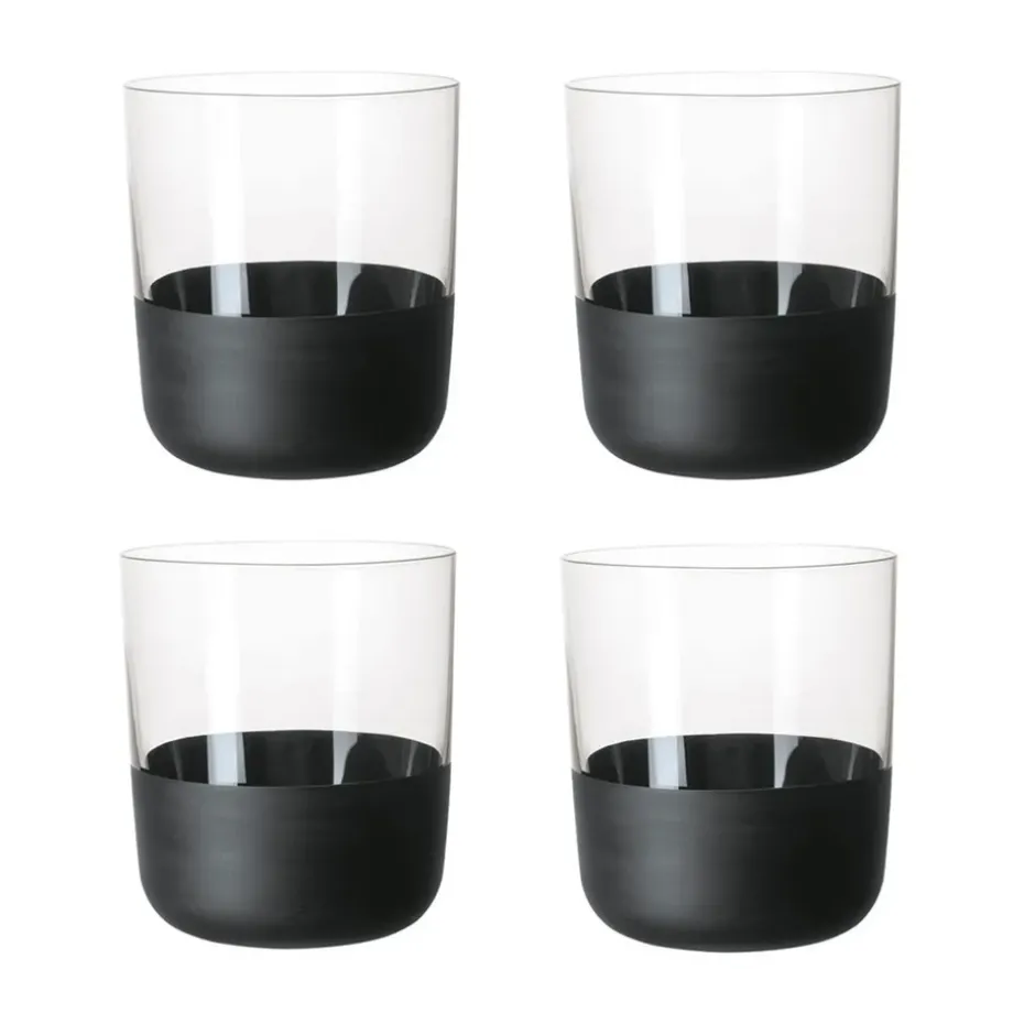 Vasos Manufacture Rock Old fashioned 25 cl, 4-pack, Clear