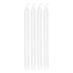 Vela Ambiance 27 cm, 4 unidades, Blanco
