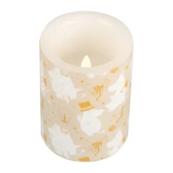 Vela gruesa LED Moomin 10 cm, Sparkling stars