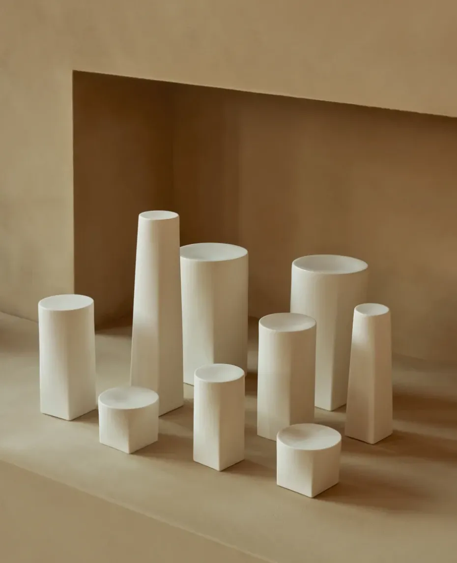 Vela LED Ignus 35 cm, Blanco hueso