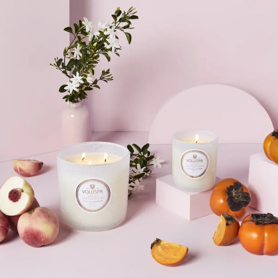 Vela perfumada Classic Maison Blanc 60 horas, Saijo Persimmon