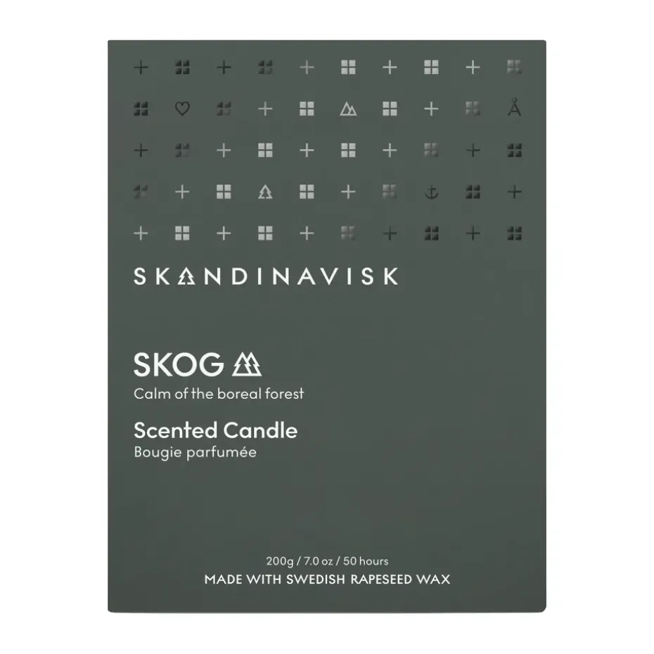 Vela perfumada con tapa Skog, 200 g