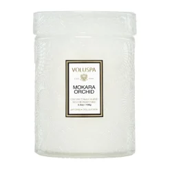 Vela perfumada en bote de cristal Japonica 50 horas, Orquídea Mokara