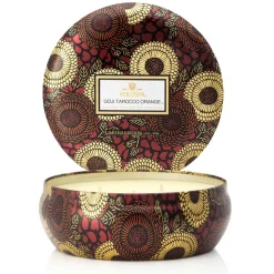 Vela perfumada 3-wick in a tin 60h, Goji & Tarocco Orange