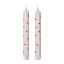 Velas Amor 2-pack, Light pink-red