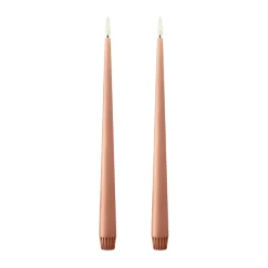 Velas LED ester & erik, 2-pack, 20 Rosy caramel , 30 cm