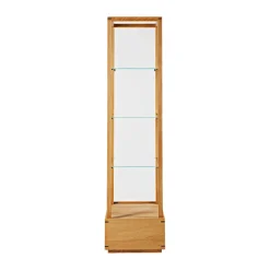 Vitrina Japanese mediana, Roble aceitado en tono cálido