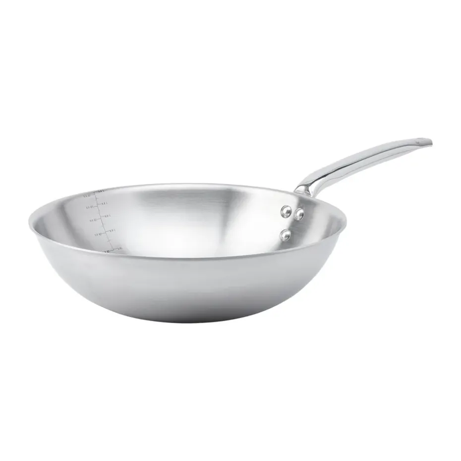 Wok de acero inoxidable Alchimy, Ø32 cm