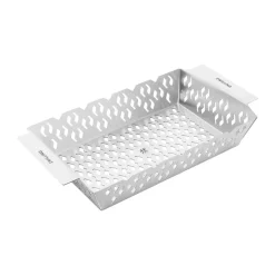 Zwilling BBQ+ cesta rectangular para parrilla 36x20 cm, Acero inoxidable